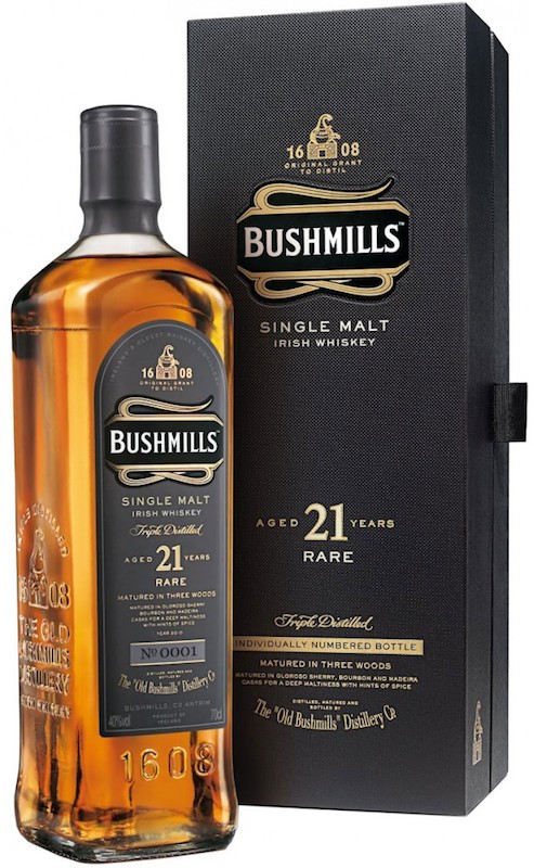 Bushmills Aged 21 Years Single Malt Irish