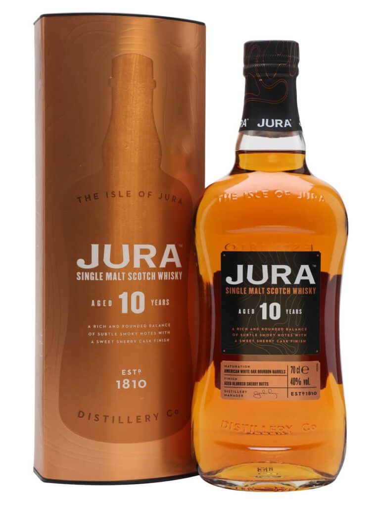 Jura Single Malt Scotch Whisky Aged 10 Years