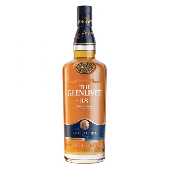 The Glenlivet Single Malt Scotch Whisky 18 Years Of Age