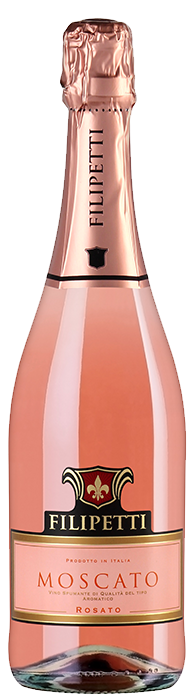 Filipetti Moscato Rosato Sweet Rose Sparkling Wine