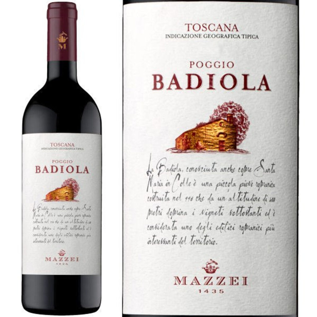 Poggio Badiola Mazzei IGT Toscana Red Wine